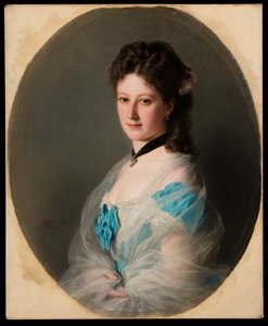Portrait of Olga von Grunelius by Franz Xaver Winterhalter