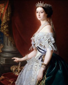 Portrait of the Empress of France Eugenie by Franz Xaver Winterhalter