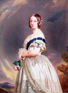 Queen Victoria, 1842 by Franz Xaver Winterhalter