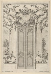 Wall Elevation with a Double Door, from 