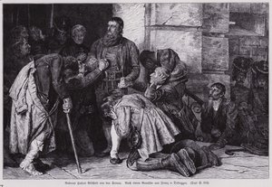 Andreas Hofer Saying Farewell to His Followers Before Being Taken to Mantua for His Execution by Franz von (after) Defregger
