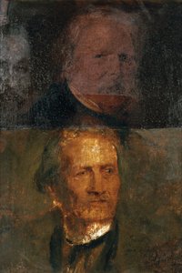 Portrait Studies (Moritz von Schwind and Gottfried Semper)