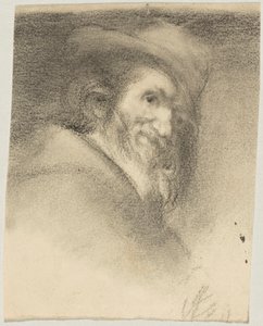 Sketch after Vásquez; Head of Menippus; Original: Madrid, Prado by Franz von Lenbach
