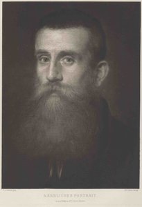 Study Head by Franz von Lenbach