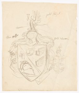 Design for a Family Crest by Franz von Matsch