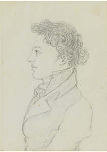 Franz Schubert at the Age of 17 Years by Franz von Schober