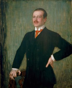Ernst Ludwig of Hesse / Painting by Stuck by Franz von Stuck