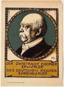 Portrait of Otto von Bismarck by Franz von Stuck