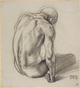 Seated Man by Franz von Stuck