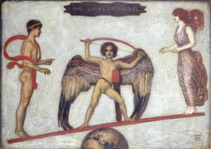 The Love Swing by Franz von Stuck