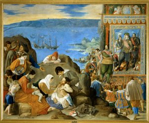 The Recapture of Bahia in 1625 by Fray Juan Batista Maino or Mayno
