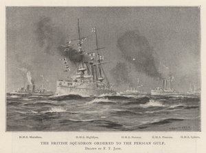 The British Squadron Ordered to the Persian Gulf by Fred T. Jane