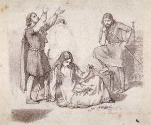 A Medieval Scene, 19th century by Fred Walker
