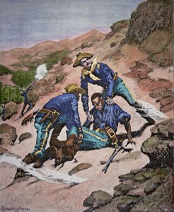 The Rescue of Corporal Scott during the Geronimo campaign of 1886