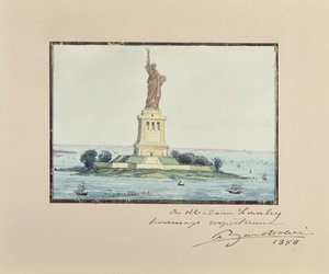 Statue of Liberty, Beldoe Island, New York City, 1888 by Frederic Auguste Bartholdi