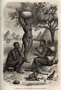 Types and Activities of Women Bongos by Frederic Auguste Laguillermie