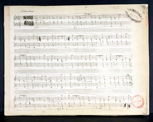 Facsimile of the Score of 