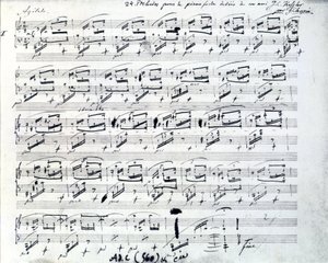 Sheet music for Prelude 1 for piano by Frederic Chopin by Frederic Chopin