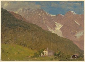 An Alpine Landscape in Switzerland by Frederic Edwin Church