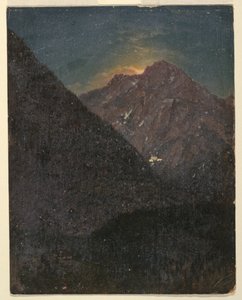 Alpine Landscape (Bavaria or Switzerland) by Frederic Edwin Church