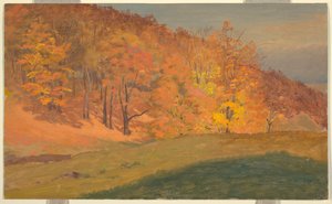 Autumn Woods by Frederic Edwin Church