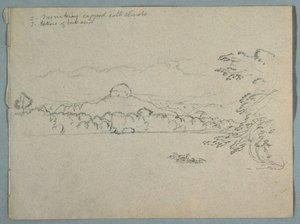 Cloud-capped South American Mountain Landscape Seen Beside a Bay, Part 1