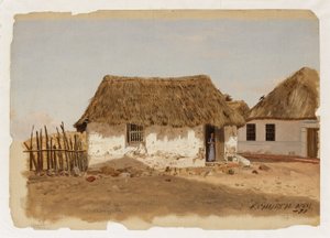 Barranquilla, Two Houses by Frederic Edwin Church