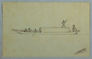 Covered Canoe, probably South American