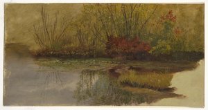 A Corner of a Pond, ca. 1860