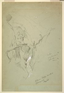 A Gorge between Ceppo Morelli & Macugnaga, September 11-12, 1868 by Frederic Edwin Church