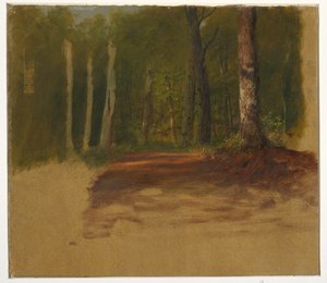 A Road into the Woods, 1850-60 by Frederic Edwin Church