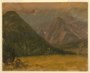 Alpine Landscape, Bavaria or Switzerland, 1868