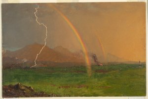Alpine Scene in Thunderstorm, 1868 by Frederic Edwin Church