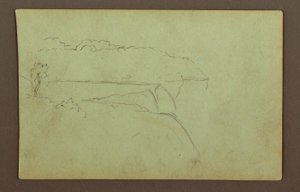 American Falls Under a Cloudy Sky, Niagara River, possibly 1856 by Frederic Edwin Church