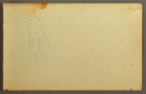 Animal, from the back, 1844