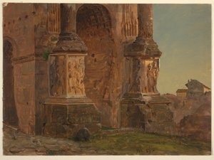 Arch of Septimius Severus, Rome, February 1869