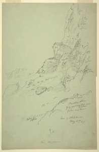 Base of Hill West of Suk Wadi, Barada, May 4, 1868 by Frederic Edwin Church