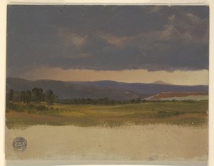 Blue Hill under Low Clouds, 1869–70 by Frederic Edwin Church
