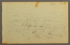 Broad Valley with Farms, 1844 by Frederic Edwin Church