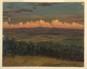 Catskills from Hudson, New York, 1870–80 by Frederic Edwin Church