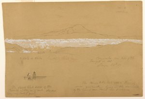 Cayambé, Morning, from the Temple of the Sun, Quito, June 24, 1857 by Frederic Edwin Church