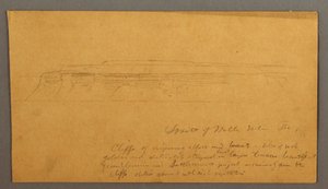 Cliffs, Possibly 1859 by Frederic Edwin Church