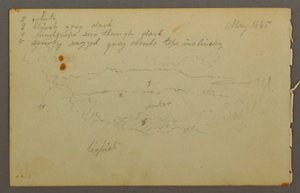 Cloud study, 1844