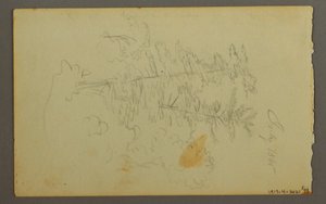 Drawing, Cloud Study, 1845 by Frederic Edwin Church