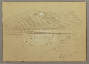 Cloudy sky, July 1870