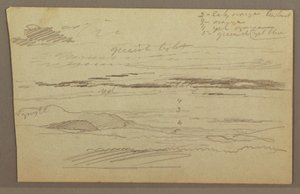 Drawing, Cloudy Sky, possibly 1860s by Frederic Edwin Church