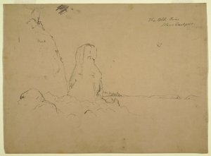 Coast with "The Old Friar Near Eastport", ca. 1851