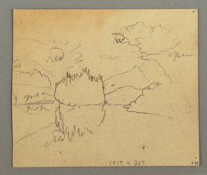 Dead Trees, Plant, possibly 1868 by Frederic Edwin Church