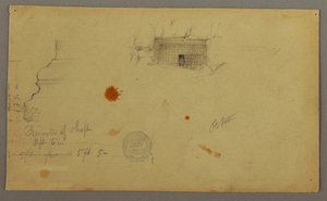Domed House, House with Staircase, February, possibly 1868