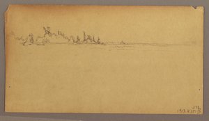 Double Rainbow over the Falls, Niagara River, possibly 1858